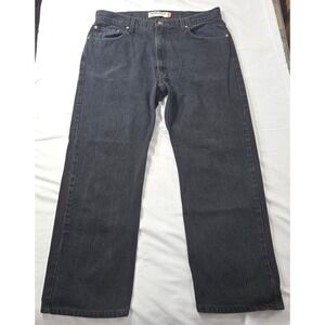 Levi's Men's Size 40x29 in Straight Regular 505 Regular Fit Black